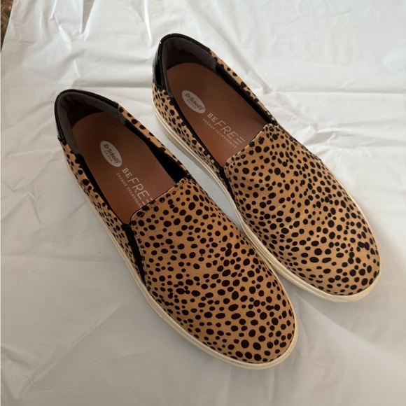 Dr Scholl's Women Size 8m Be Free  Nova Spotted Leopard Print Sneaker Shoe - Picture 7 of 8